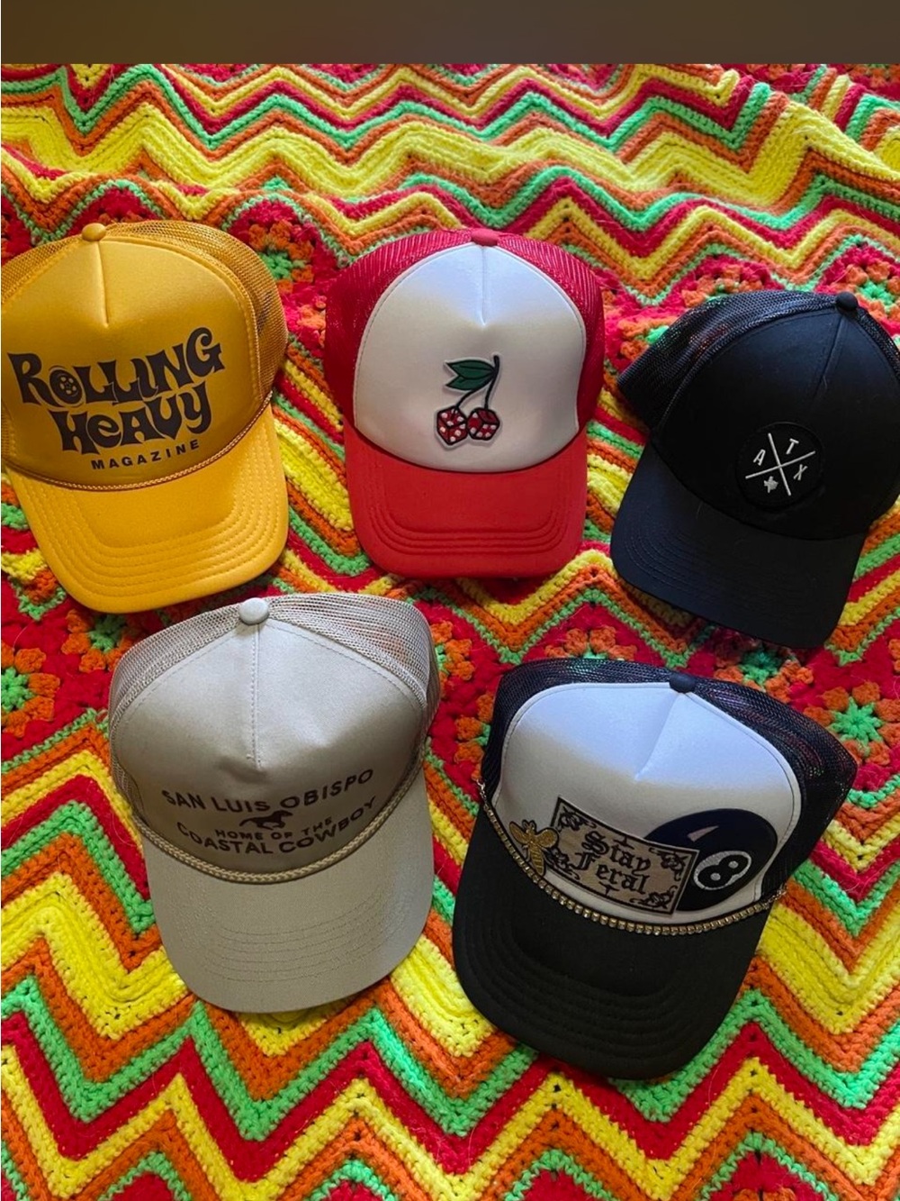 Bundle of 5 trucker hats